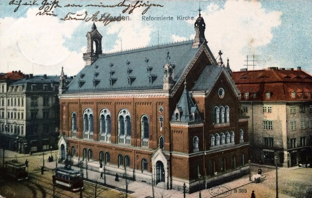 Reformierte Kirche am Ring, Zeitgenössische Postkarte 1910