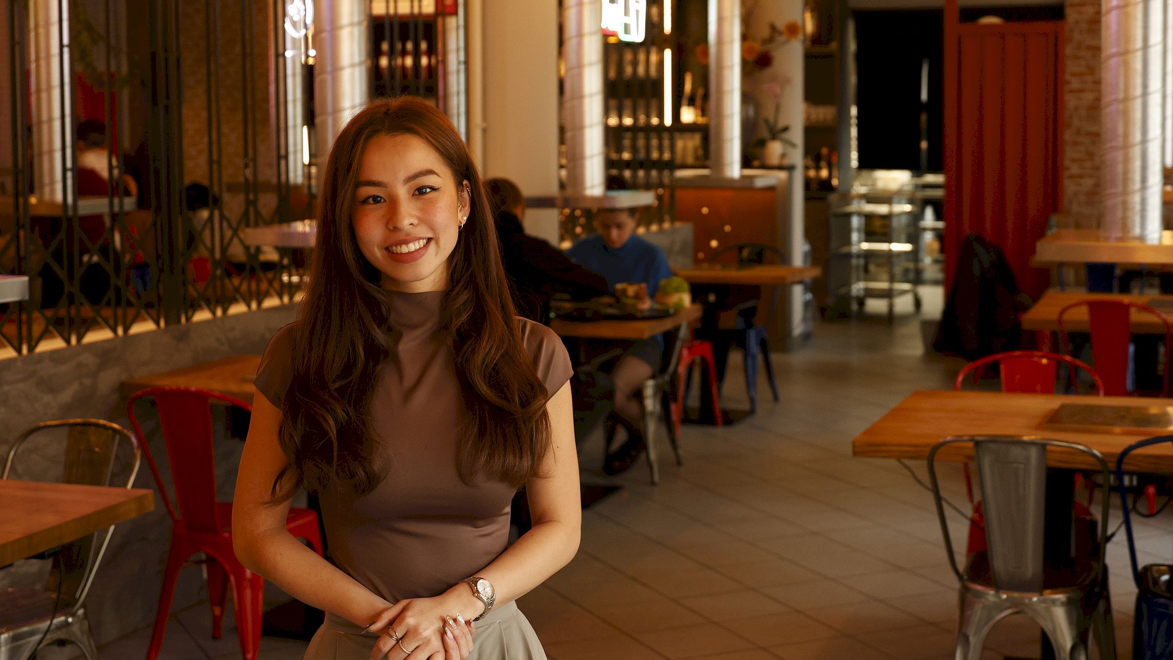 Anja Nguyen ist die Chefin des frisch eröffneten Matjo auf der Alaunstraße - Foto: Florian Varga