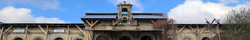 Alter Leipziger Bahnhof im April 2025