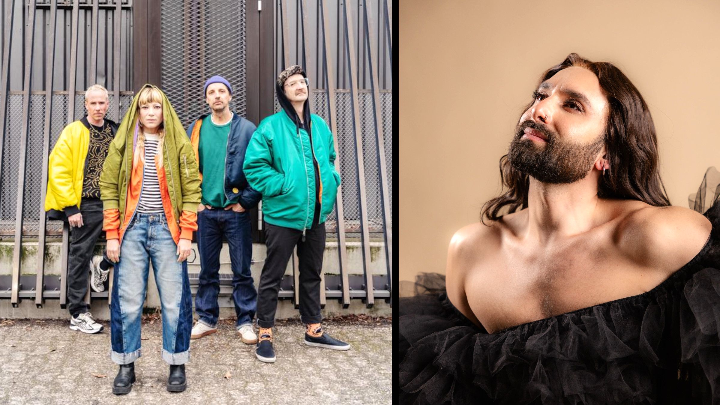 Spielen zum Eröffnungswochenende auf: MiA am Sonnabend, Foto: anna.k.o. und Conchita Wurst am Sonntag - Foto: Lukas Feix,  WURSTTV.com