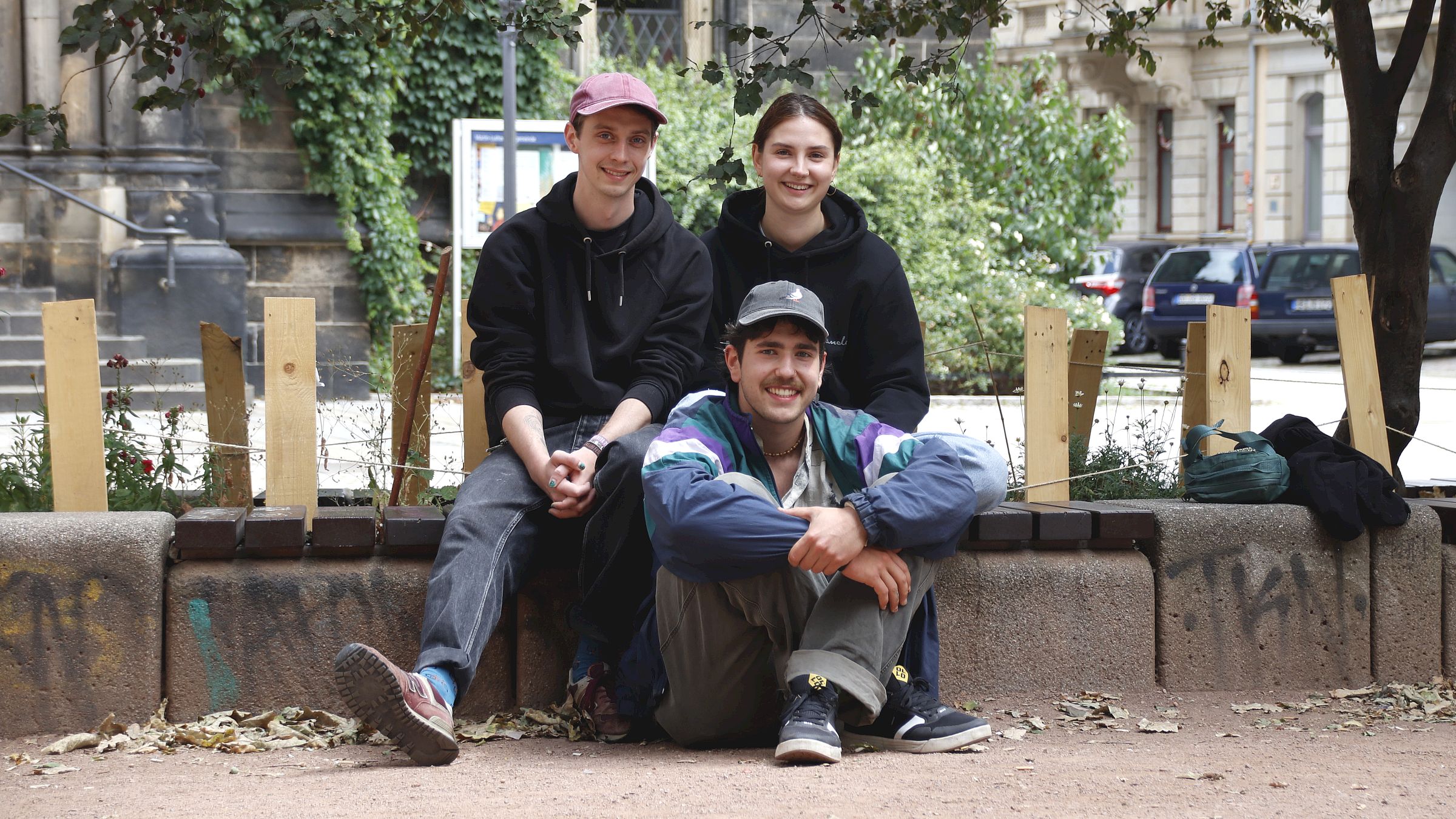 Drei von der Firlefanz-Crew, Luca, Alina und Tobi - Foto: Anton Launer