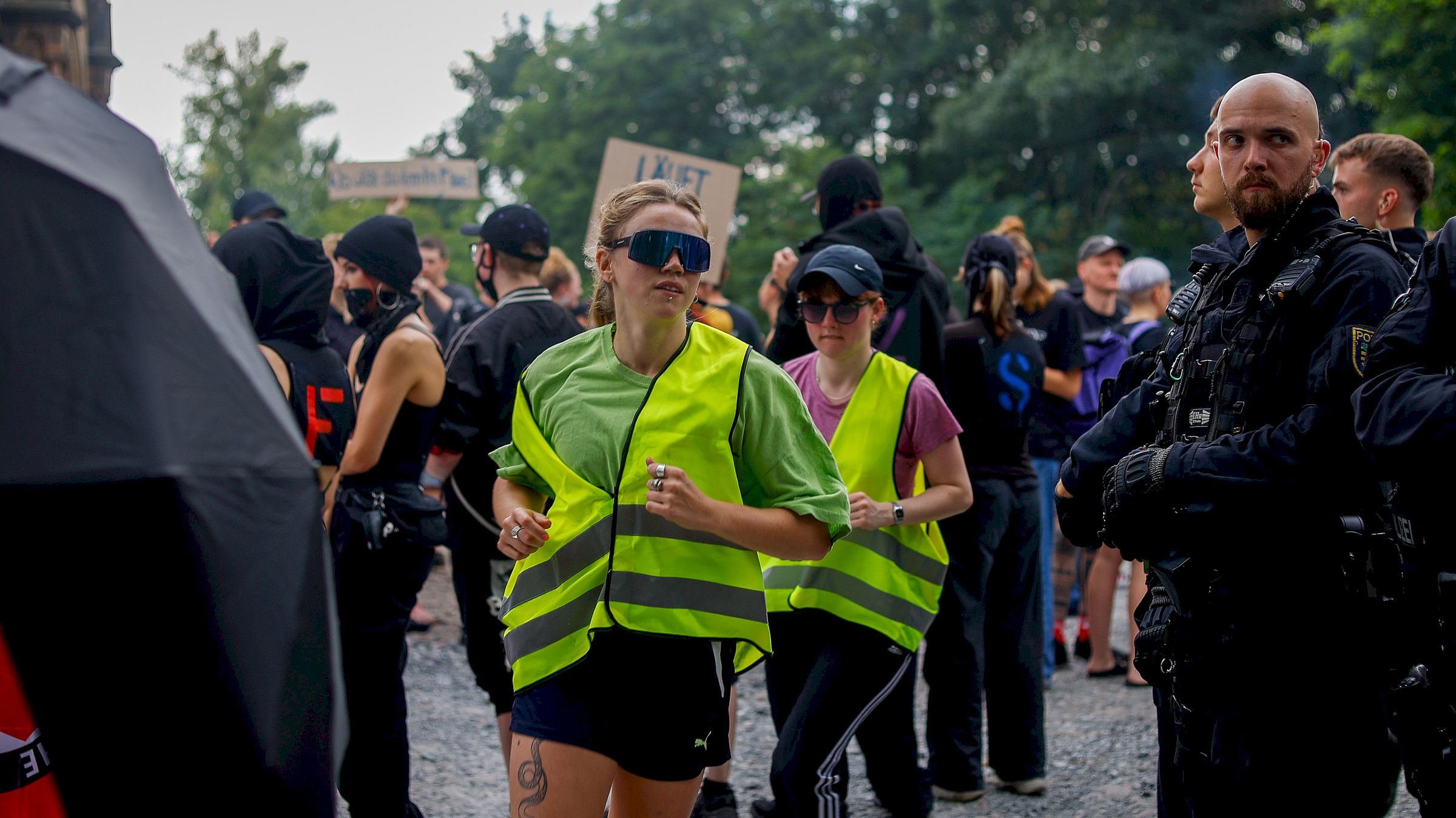 Auch Schreibers Abzug begleitete die Laufgruppe - Foto: Florian Varga