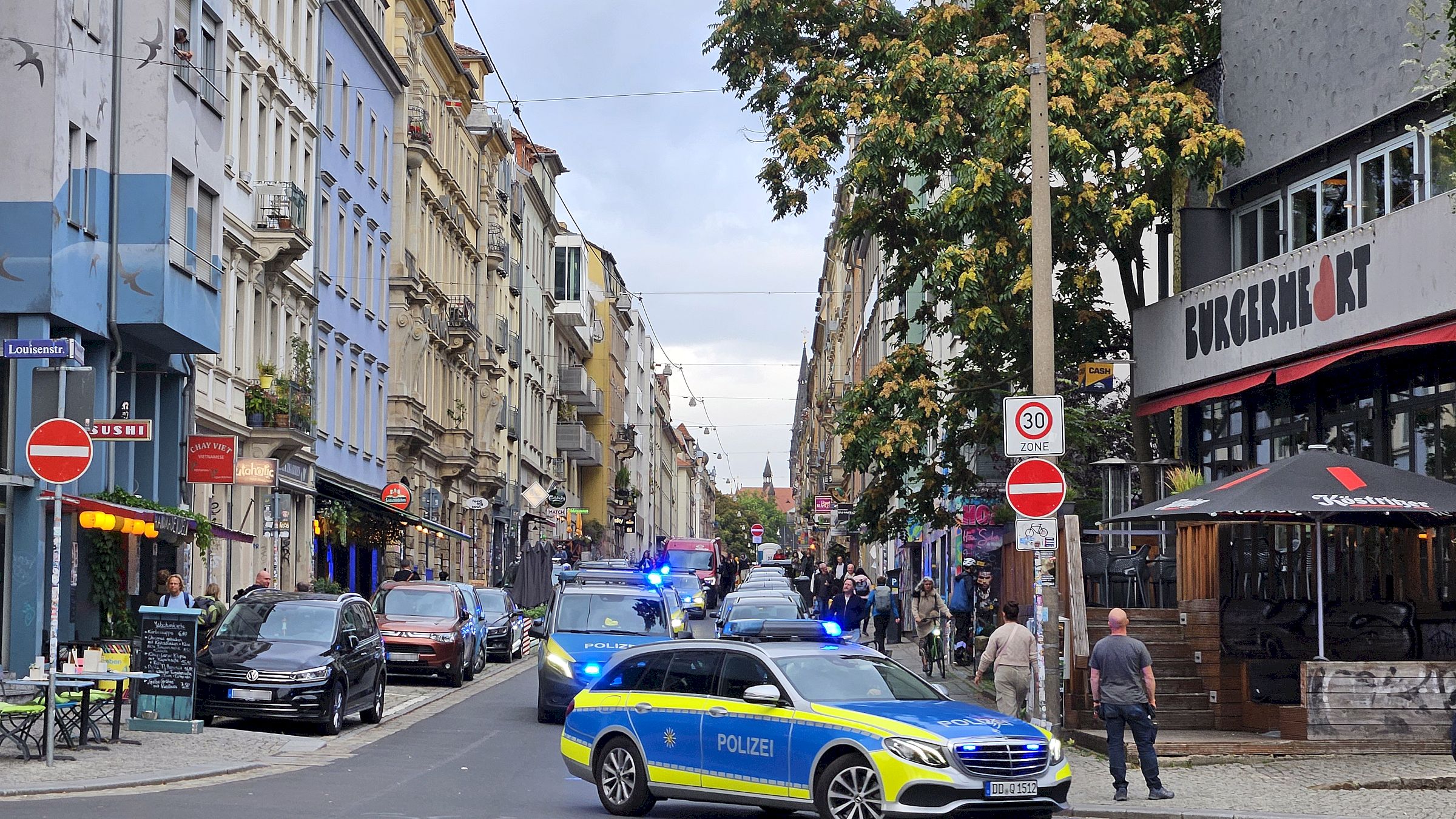 Die Demo pro Kultur zog am Dienstagnachmittag durch die Neustadt - Foto: Anton Launer