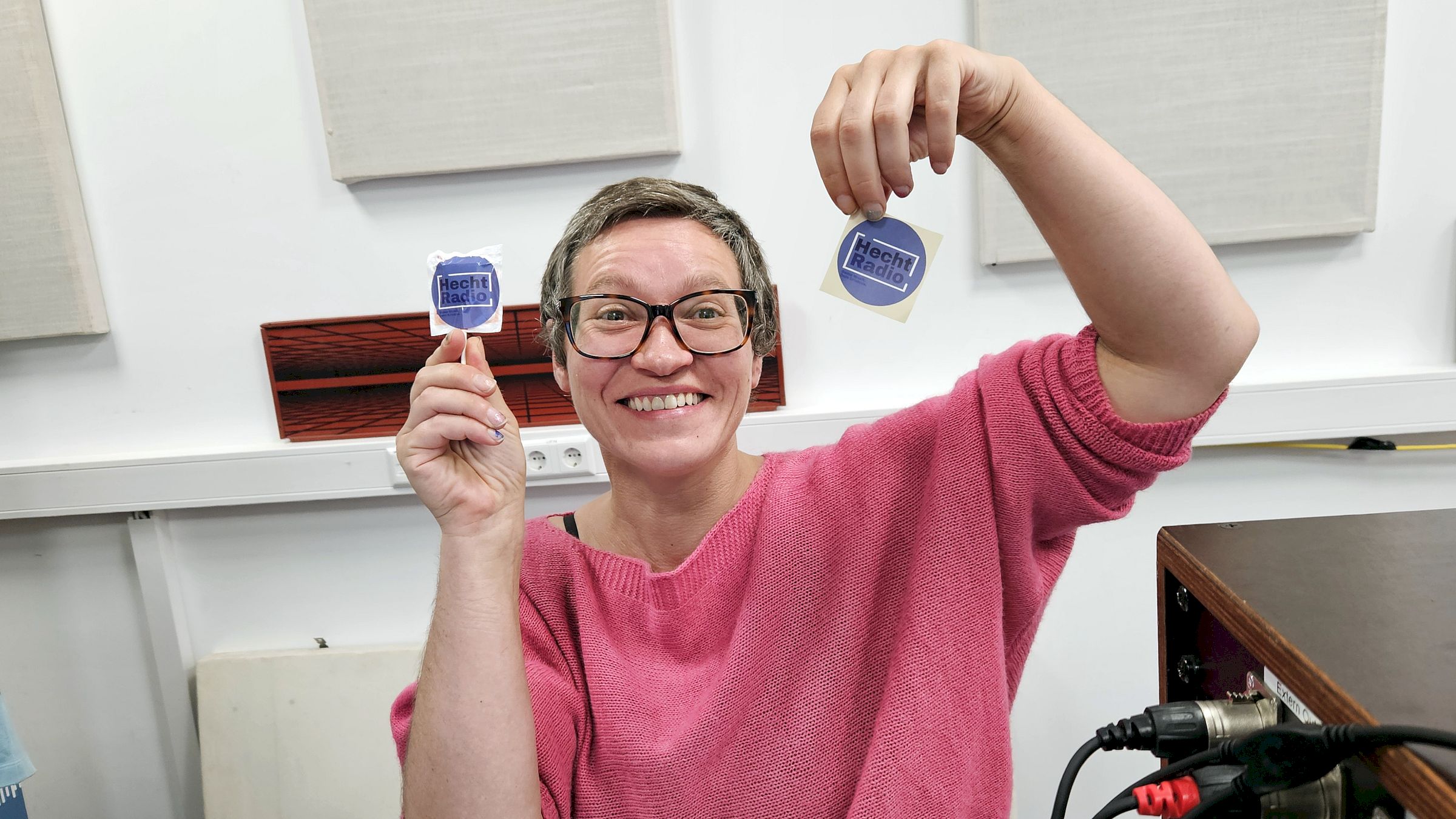 Jana Winter betreut bei Coloradio unter anderem das "Junge Radio" - sie ist schon großer Fan von Arthur - Foto: Anton Launer