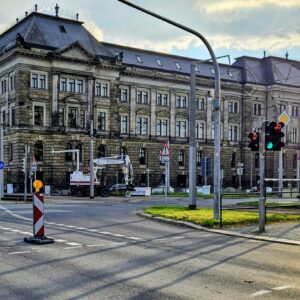 Gleisbauarbeiten am Carolaplatz geplant. Foto: Anton Launer