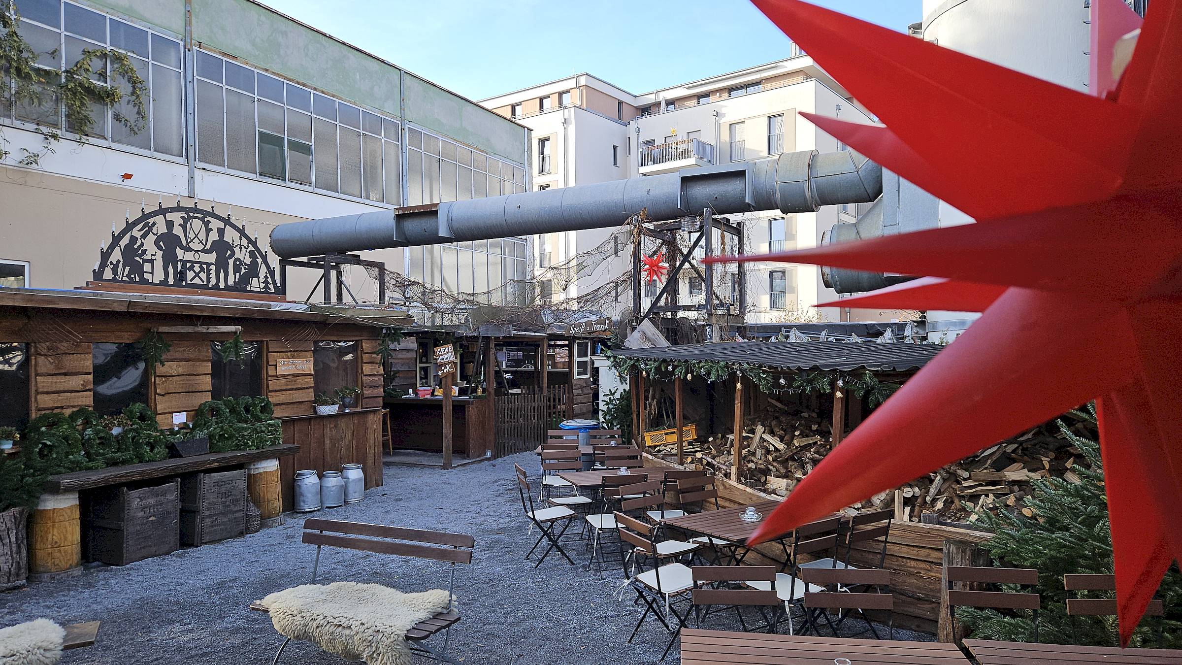 Weihnachts-Bier-Garten am Alten Heizhaus - Foto: Anton Launer