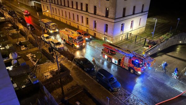 Feuerwehreinsatz an der Hans-Oster-Straße - Foto: privat