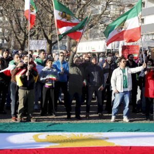 Protest gegen das Regime im Iran - Foto: Anton Launer
