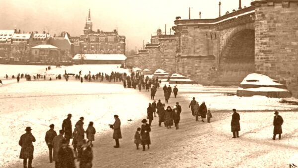 Elbe im Februar 1929
