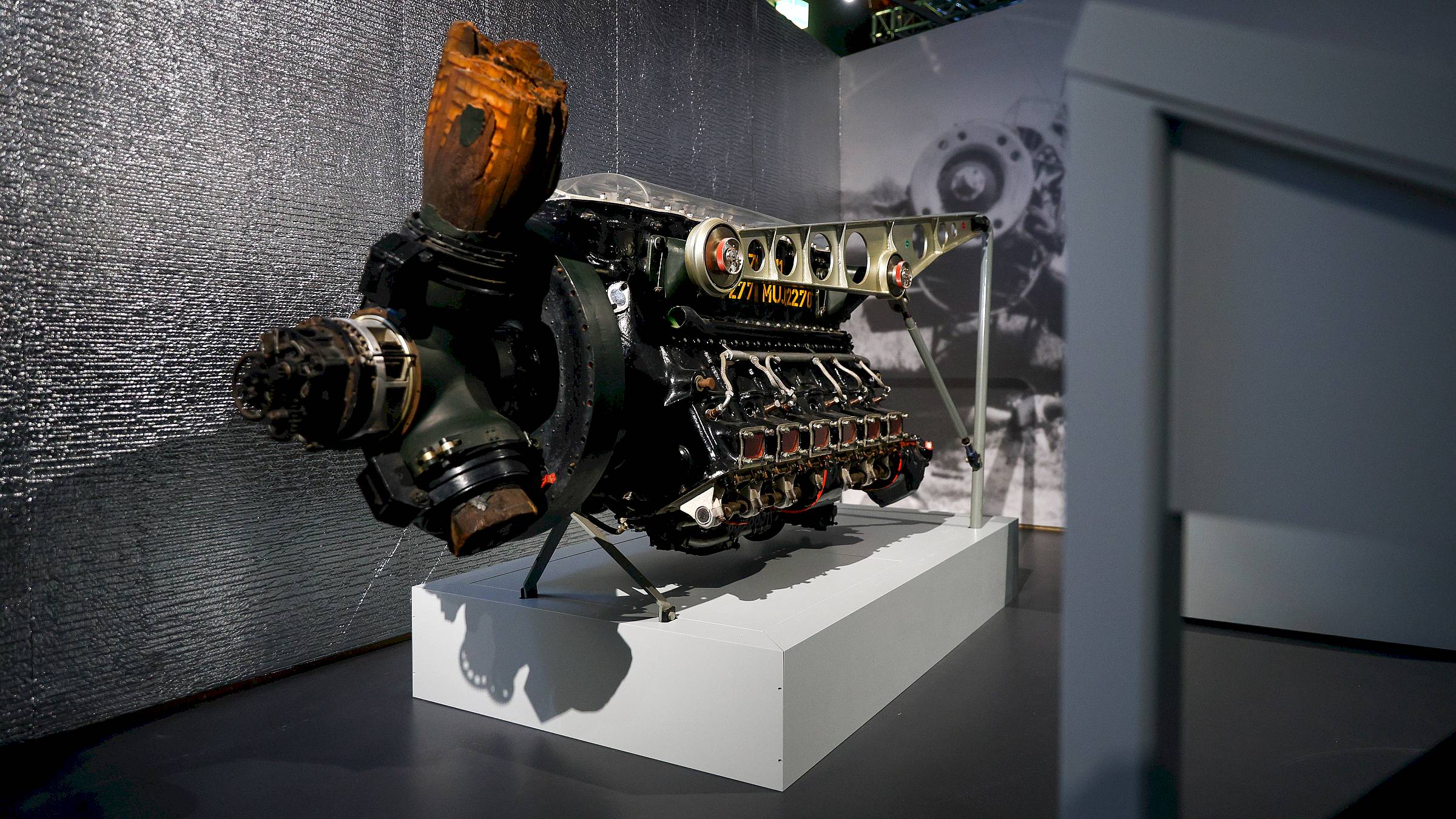 Rest eines Antriebs eines sogenannten
Sturzkampfflugzeuges (Stuka) - Foto: Florian Varga