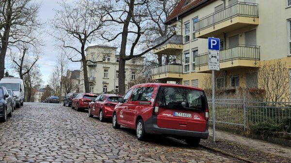 TeilAuto-Stellplatz an der Nordstraße im preußischen Viertel. Foto: Anton Launer
