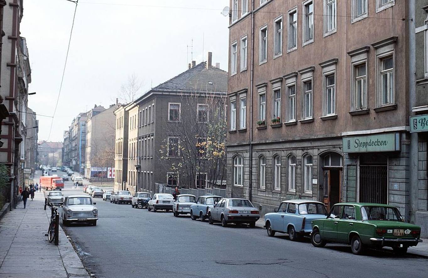 Louisenstraße 1990 - Foto: Archiv Lothar Lange