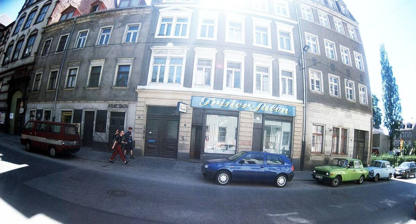 Der Abschnitt der Louisenstraße im Jahre 1990 - Foto: Archiv/Lother Lange