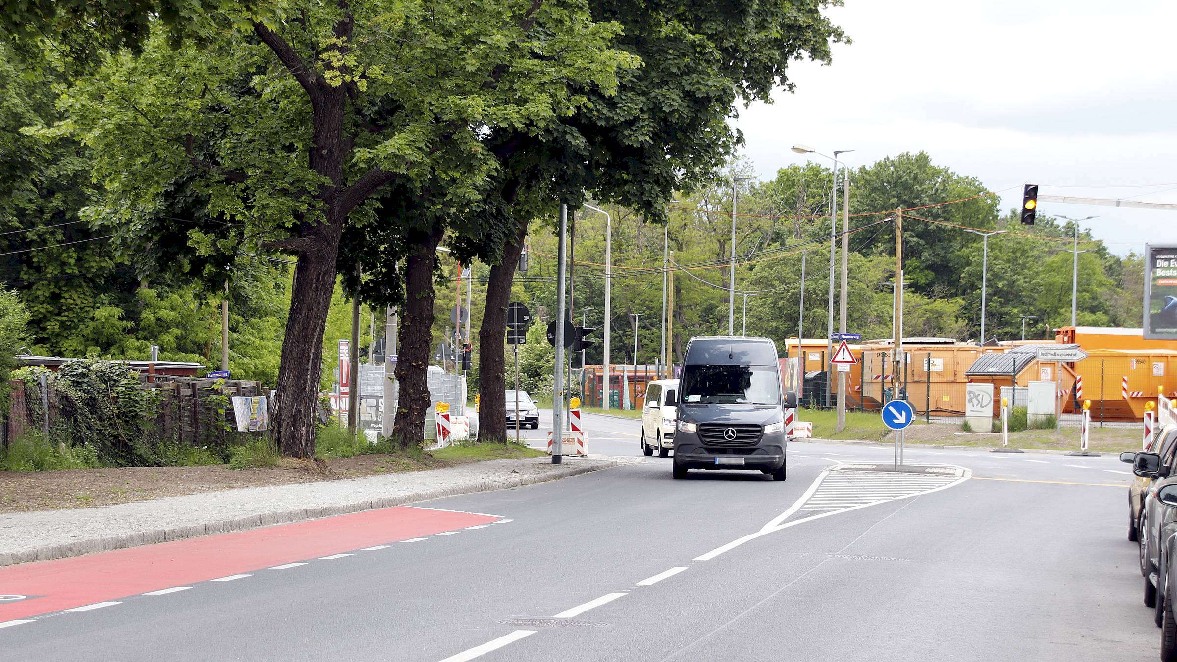 An der Kreuzung zum Hammerweg gab es die größten Probleme - Foto: Anton Launer