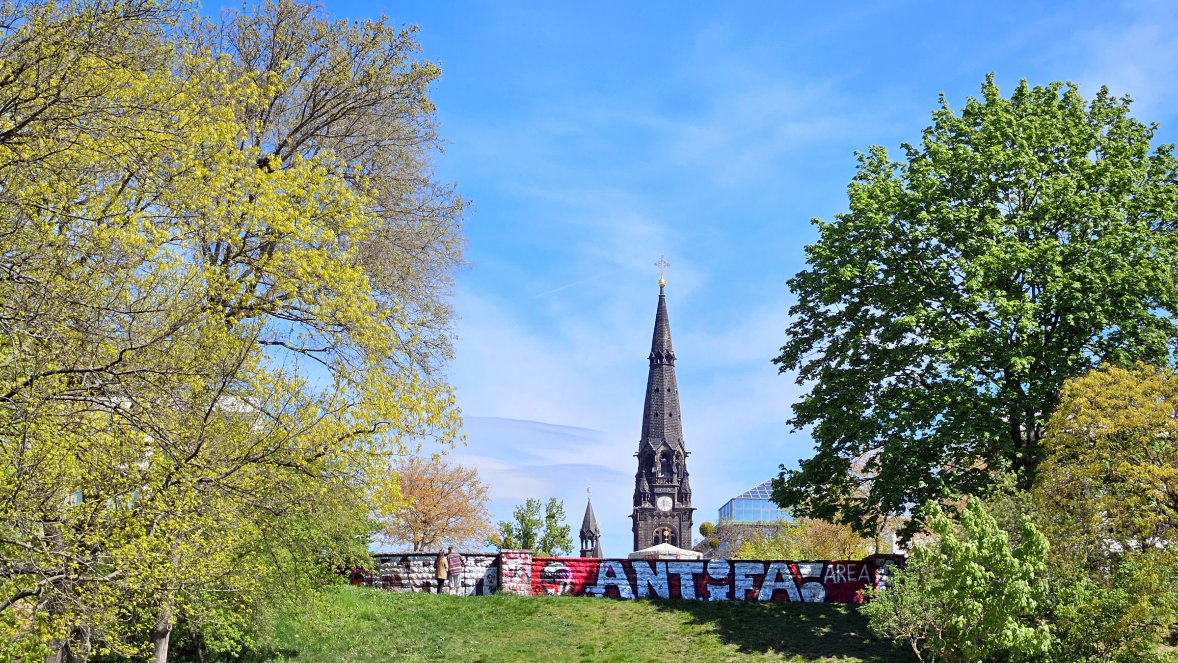 Der Park mit Namen Alaunplatz - Foto: Anton Launer
