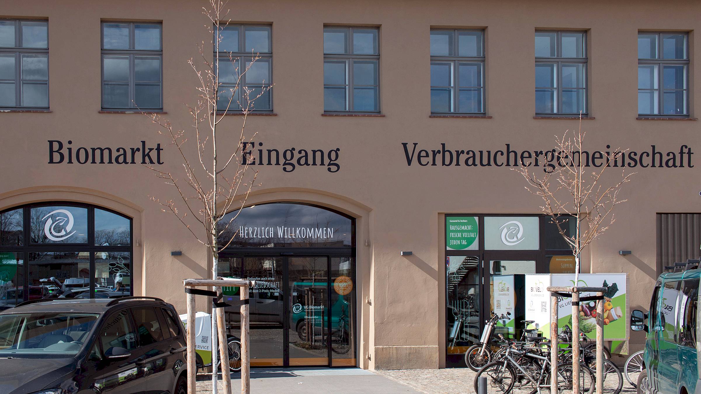 Seit 2023 gibt es den Biomarkt der VG zwischen Friedensstraße und Marta-Fraenkel-Straße - Foto: VG Dresden