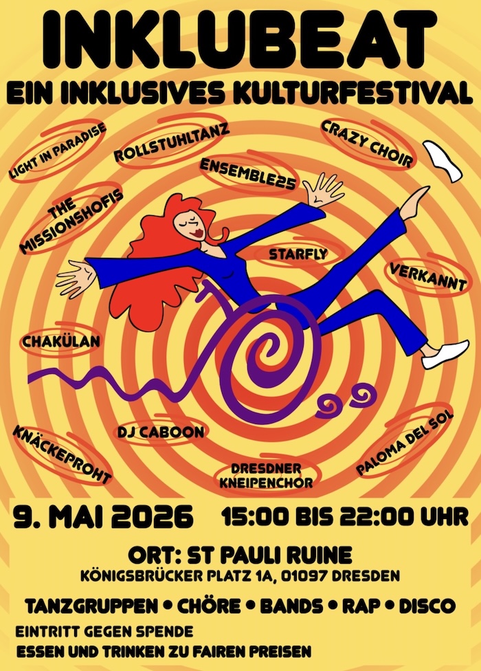 Das „IkluBeat“-Festival geht in seine vierte Runde – Flyer: ColumbaPalumbus e.V.
