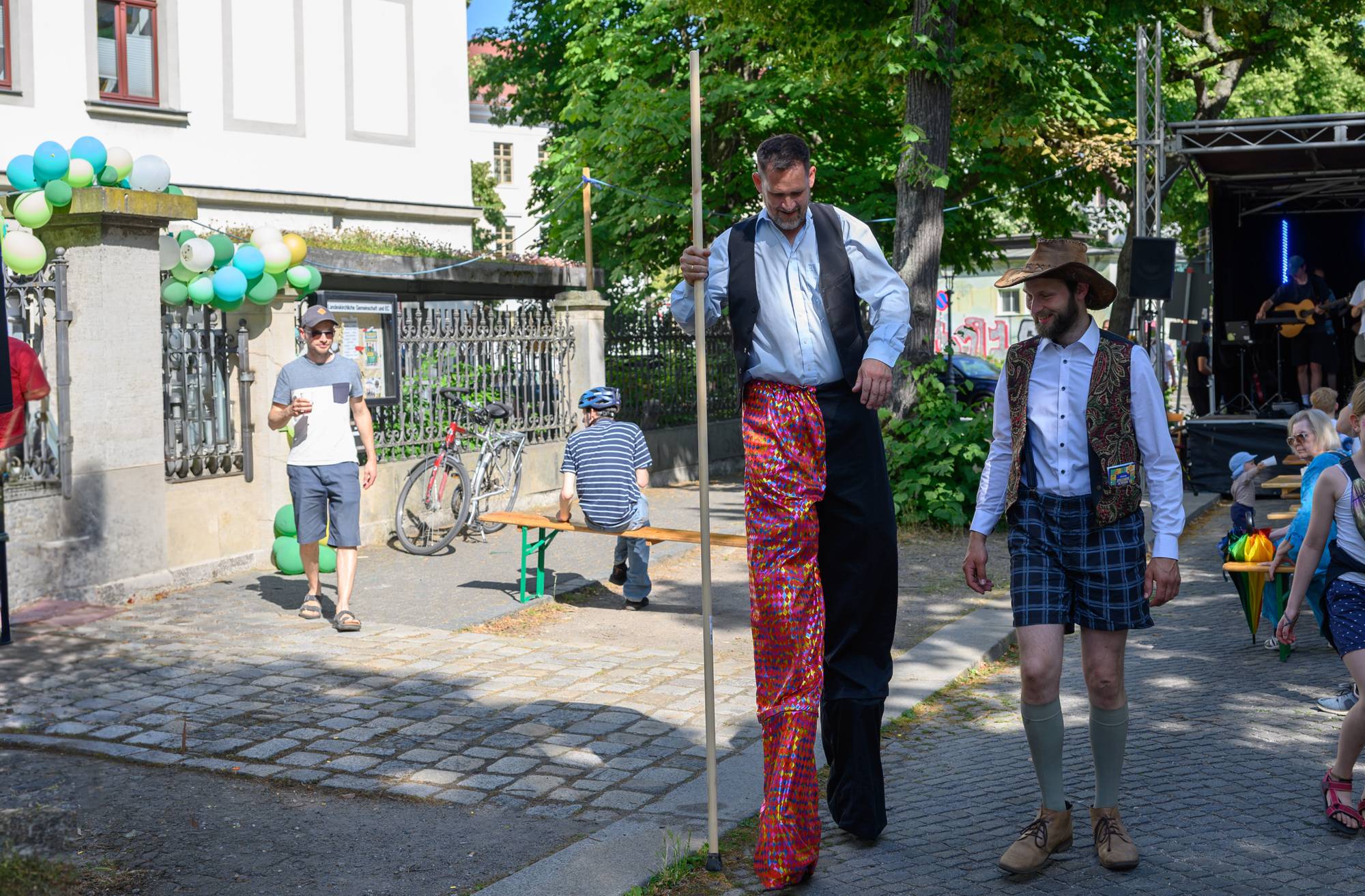Straßenfest an der Georgenstraße - Eindruck von 2025 - Foto: Landeskirchliche Gemeinschaft