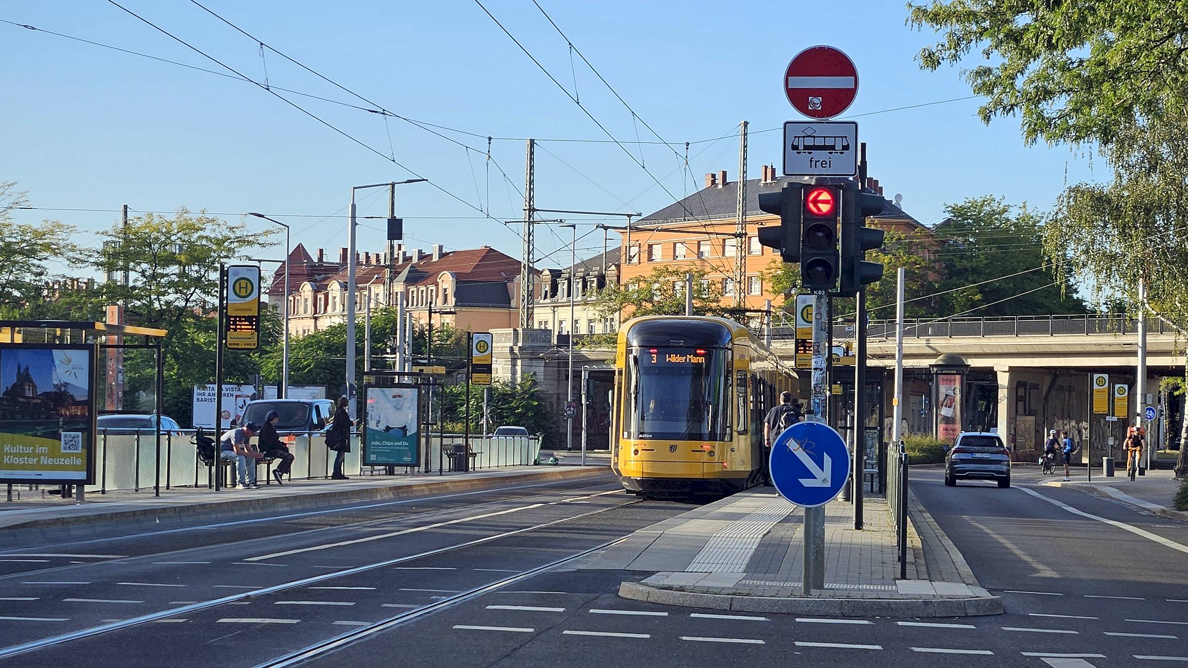 Die Haltestellenhäuschen an der Liststraße werden ausgetauscht - Foto: Anton Launer