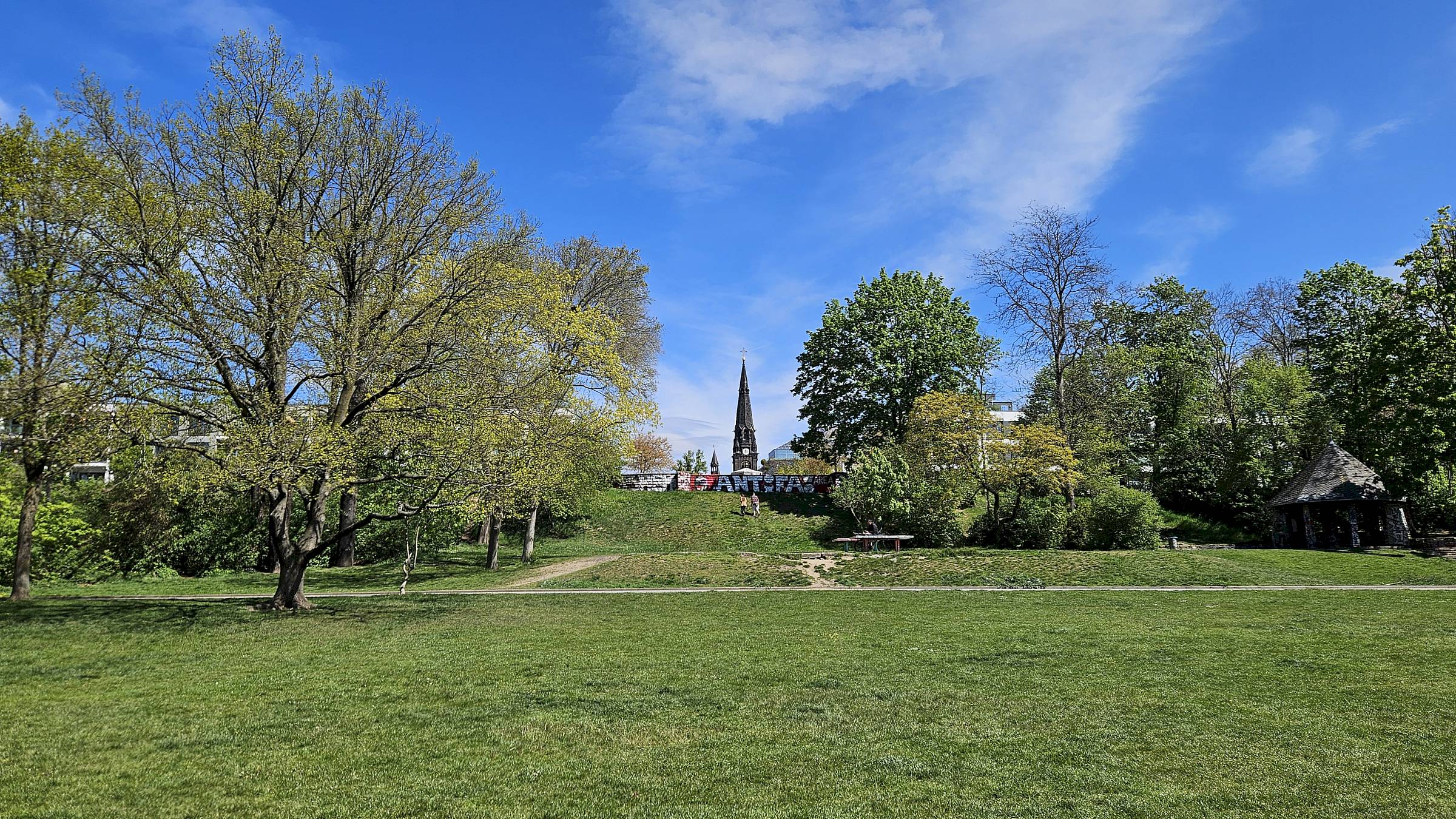 Der Park mit Namen "Alaunplatz" - Foto: Archiv Anton Launer