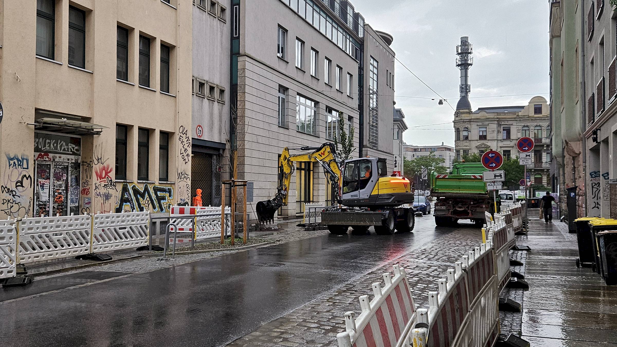 Baumängel an der Katharinenstraße wurden behoben. Foto: Anton Launer