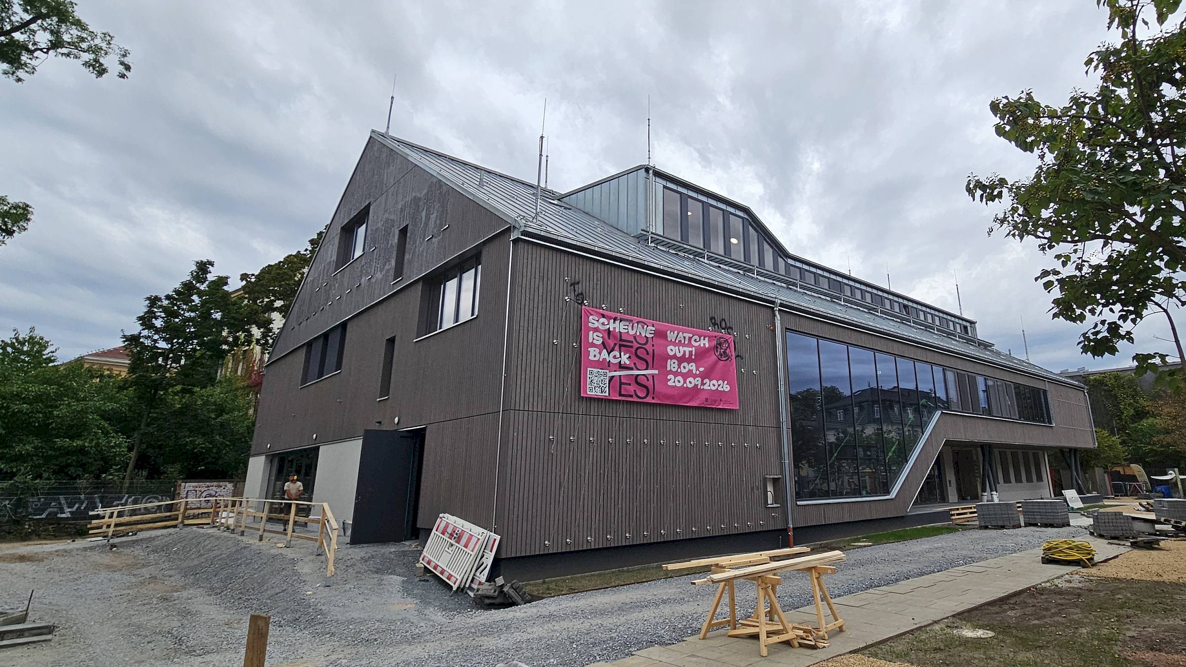 Die scheune ist zurück. Foto: Anton Launer