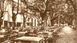 Biergarten vom Linckeschen Bad - Postkarte von 1914