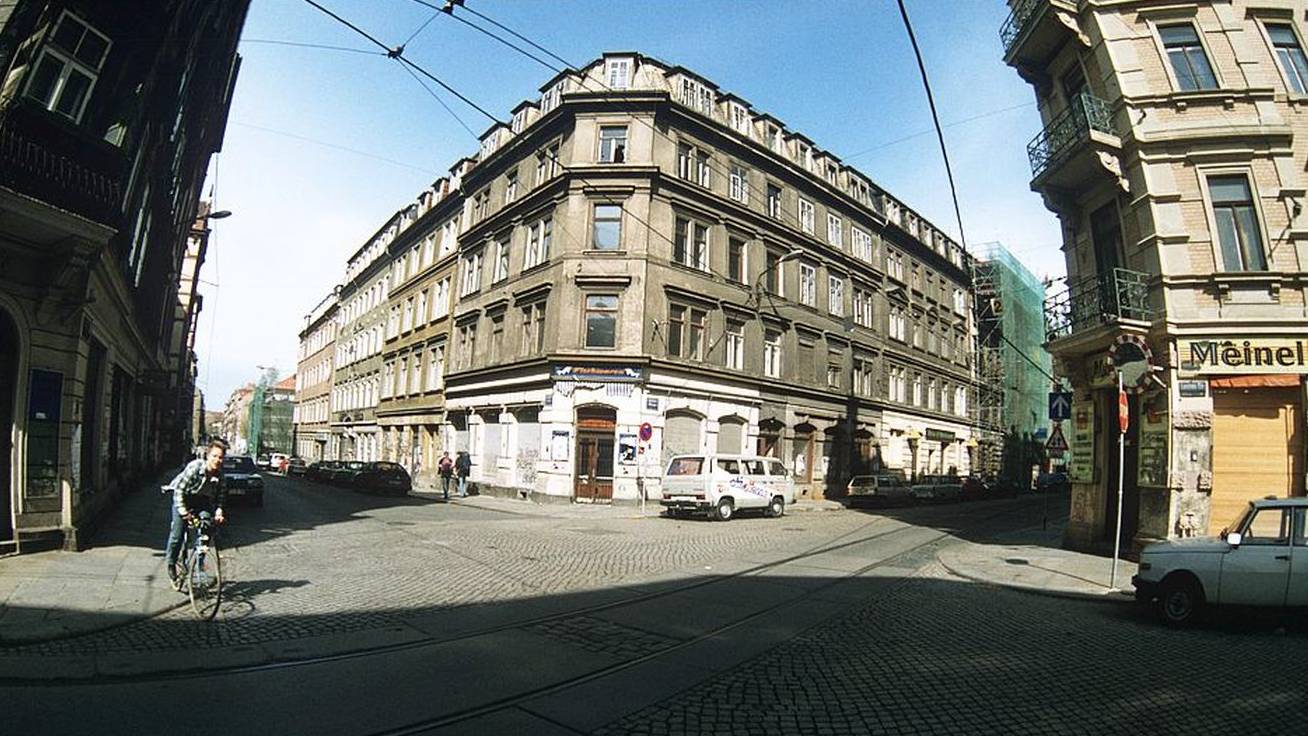Fischwirtschaft an der Görlitzer, Ecke Louisenstraße um 1990 - Foto: Archiv Lothar Lange