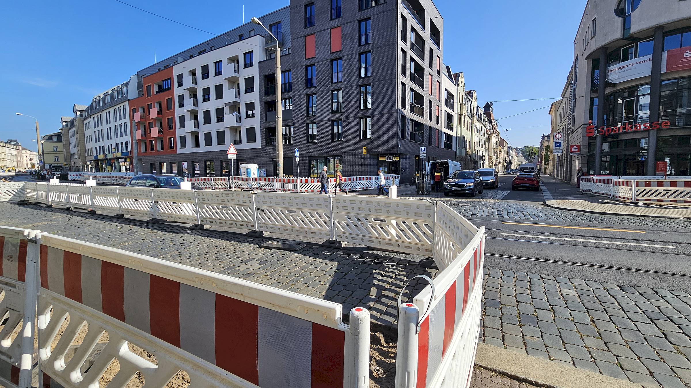 Die Einfahrt in die Katherinenstraße ist von Mittwoch bis Freitag nicht möglich. Foto: Anton Launer